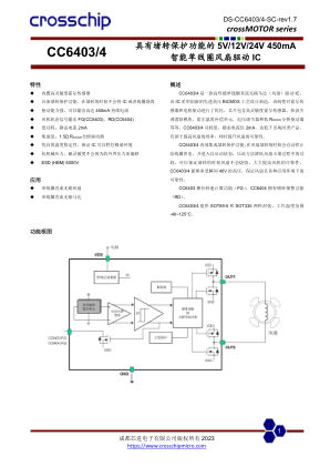 CC6404 数据手册首页