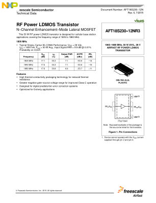 AFT18S230-12N datasheet cover page