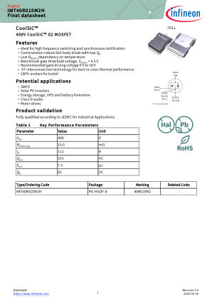 IMT40R015M2H datasheet cover page