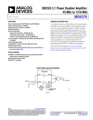 ADCA3270 数据手册首页