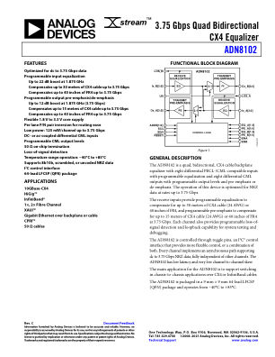 ADN8102 datasheet cover page