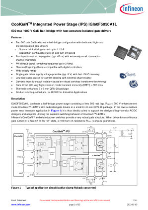 IGI60F5050A1L 数据手册首页