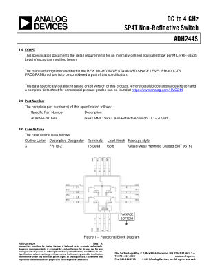 ADH244S 数据手册首页