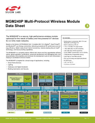 MGM240PB22VNA3 datasheet cover page