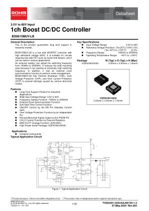 BD9615MUV-LB datasheet cover page