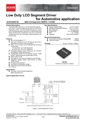 BU91520KV-M 数据手册首页