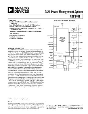 ADP3401 数据手册首页