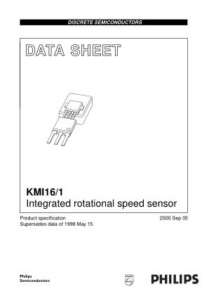 KMI16 datasheet cover page