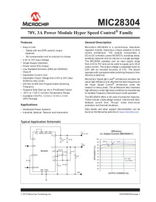 MIC28304-2YMP-TR datasheet cover page