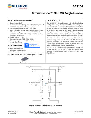 A33204 datasheet cover page