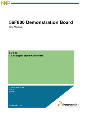 DSP56F800DBUM 数据手册首页