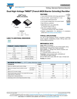 V30D202C datasheet cover page