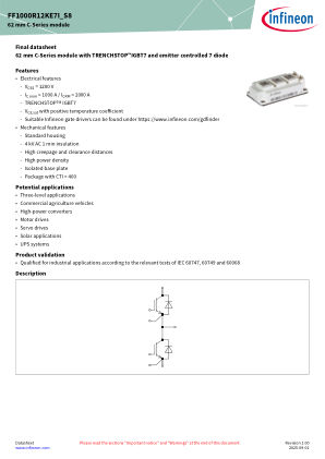 FF1000R12KE7I-S8 datasheet cover page