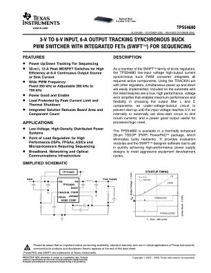 TPS54680 datasheet cover page