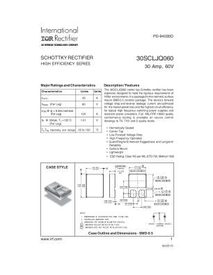 30SCLJQ060 datasheet cover page