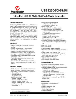 USB2251-NU-06 datasheet cover page
