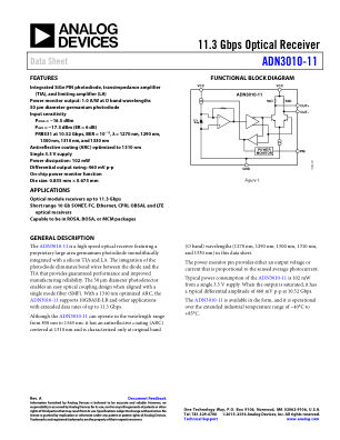 ADN3010-11 数据手册首页