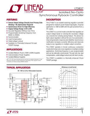 3837FD datasheet cover page