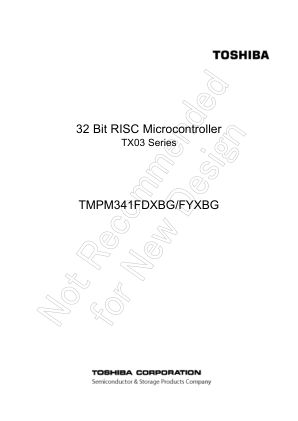 TMPM341FYXBG datasheet cover page