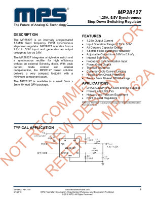 MP28127 datasheet cover page