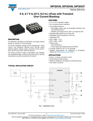 SIP32435 datasheet cover page