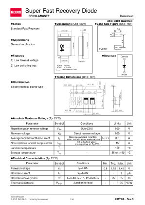 RFN1LAM6STF datasheet cover page