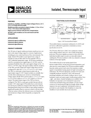 7B37 数据手册首页