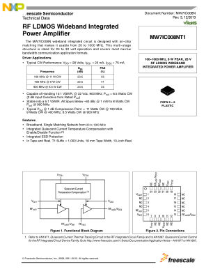 MW7IC008N 数据手册首页
