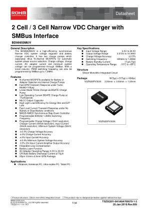 BD99950MUV datasheet cover page