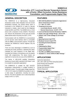 SGM451LQ-BRIEF 数据手册首页
