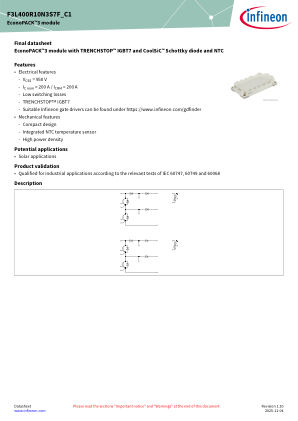 F3L400R10N3S7F-C1 datasheet cover page