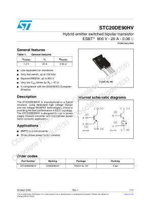 STC20DE90HV 数据手册首页