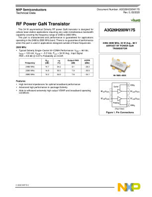 A3G26H200W17S 数据手册首页
