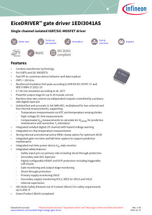 1EDI3041AS datasheet cover page