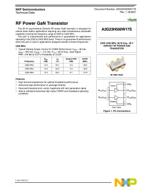 A3G23H500W17S 数据手册首页