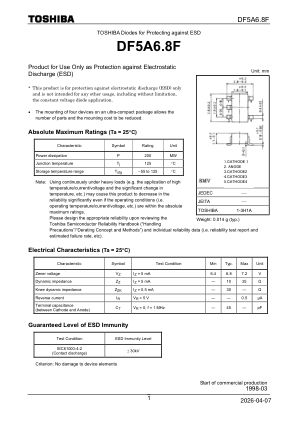 DF5A6.8F datasheet cover page