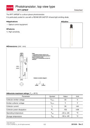 RPT-34PB3F 数据手册首页
