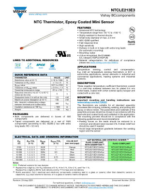 NTCLE213E3 数据手册首页
