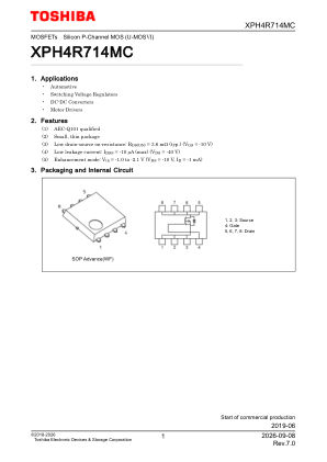 XPH4R714MC datasheet cover page