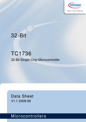 TC1736 datasheet cover page