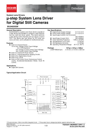 BU24035GW datasheet cover page
