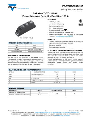 VS-VSKDS209 datasheet cover page