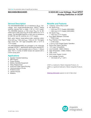 MAX4684-MAX4685 datasheet cover page