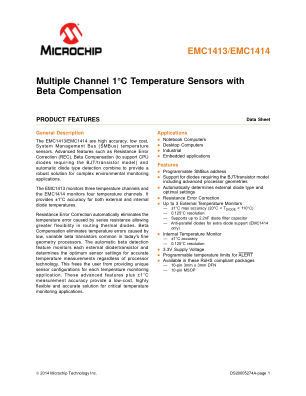EMC1414-1-AIZL-TR 数据手册首页