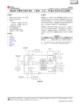 INA3221 数据手册首页