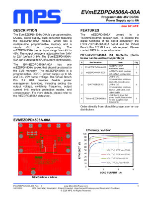 PKT-MEZDPD4506A 数据手册首页
