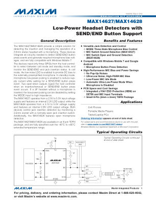 MAX14627-MAX14628 datasheet cover page