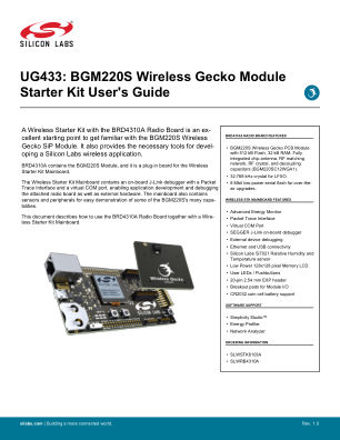 SLWRB4310A 数据手册首页