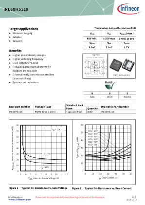 IRL60HS118 datasheet cover page
