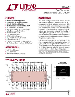 3595F datasheet cover page